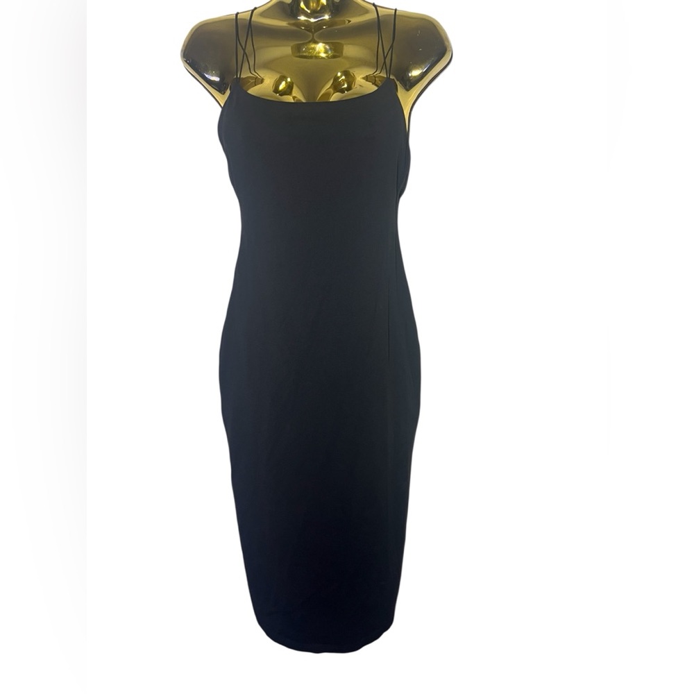 Babaton Black Strapless Dress